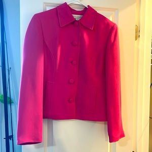 Bubblegum, pink, petite sophisticate, size 8 blazer jacket